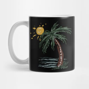 Palm tree design Mug